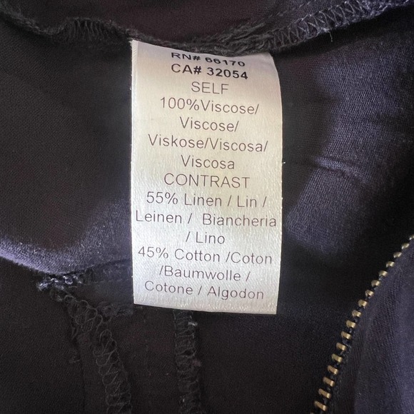 ANTHROPOLOGIE Elevenses Modern Straight Leg Jumpsuit  Navy Sz XXS - Picture 12 of 12